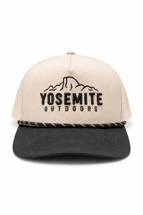 Yosemite Outdoors Performance Fishing Hat Rope Hat Snapback Hat